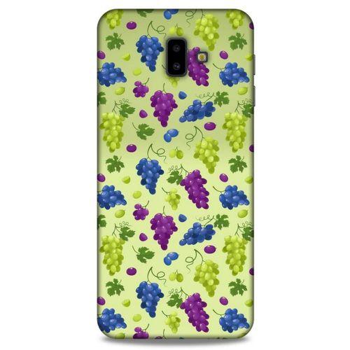 Frutix Üzüm 02 Samsung Galaxy J6 Plus Kılıf Desenli Silikon