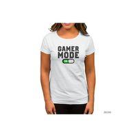 Gamer Mode On Beyaz Kadın Tişört