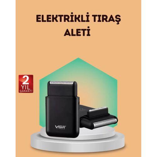 Çift Başlıklı Elektrikli Tıraş Makinesi | Suya Dayanıklı, Hafif Ve Ergonomik