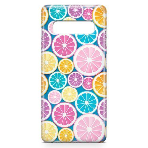 Samsung Galaxy S10 Kılıf Greyfurt Colorful Arka Kapak Koruma Desenli Full Koruyucu