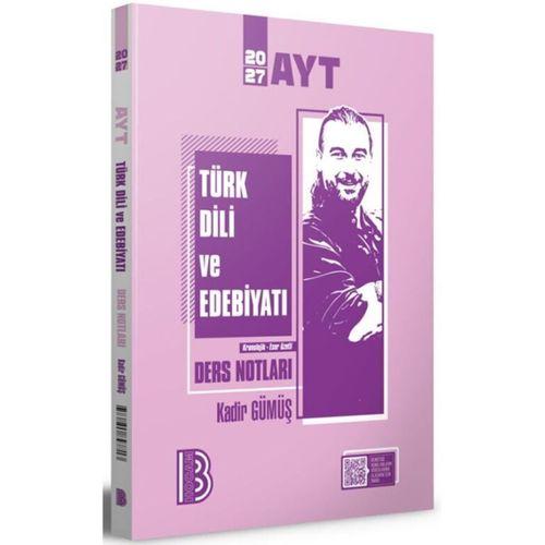 2027 AYT Türk Dili ve Edebiyatı Ders Notları Benim Hocam