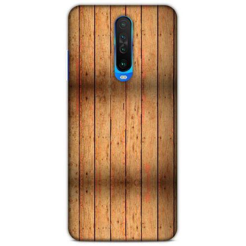 Lopard Xiaomi Redmi K30 Uyumlu Kılıf Wood'X (11) Tam Koruma Baskılı