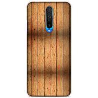 Lopard Xiaomi Redmi K30 Uyumlu Kılıf Wood'X (11) Tam Koruma Baskılı