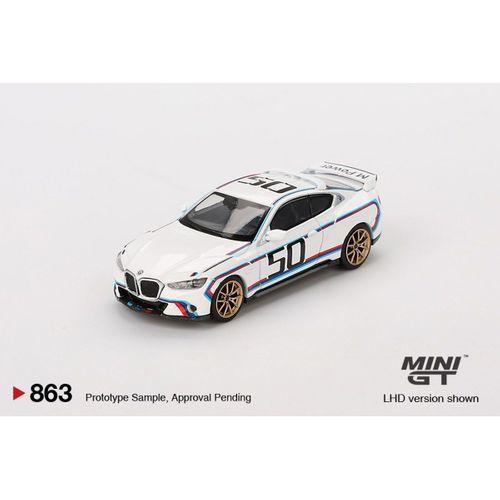 Mini GT BMW 3.0 CSL White BL 863