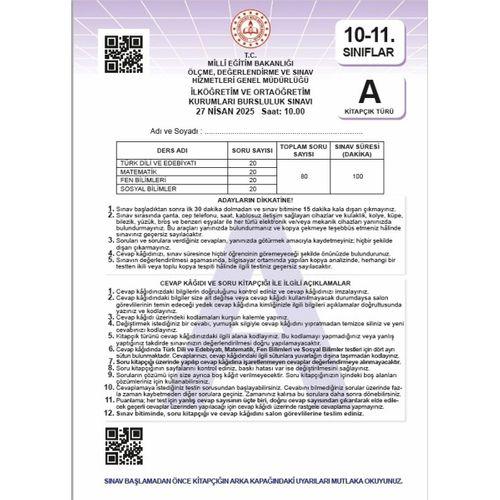 2026 10 Sınıf İOKBS (BURSLULUK SINAVI) MEB Çıkmış Soru Tıpkı Basım Deneme Paketi 7li Türkiye Geneli