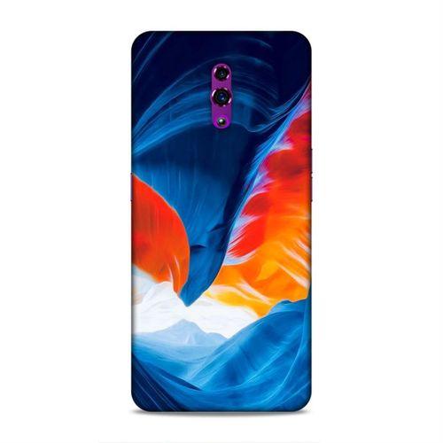 Oppo Reno Kılıf Turuncu Kanyon Arka Kapak Silikon Koruma Full Koruyucu