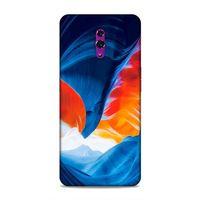 Oppo Reno Kılıf Turuncu Kanyon Arka Kapak Silikon Koruma Full Koruyucu