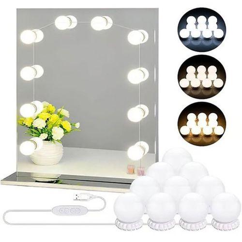 10'lu 3 Renk Led Makyaj Masası Lambası