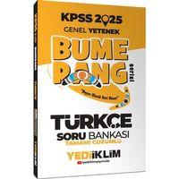 2025 KPSS Genel Yetenek Bumerang Türkçe Tamamı Çözümlü Soru Bankası Yediiklim Yayınları