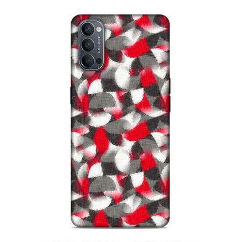 Oppo Reno 4 Uyumlu Kılıf Romans (38) Neo Hybrid Kılıf Kırmızı Gri