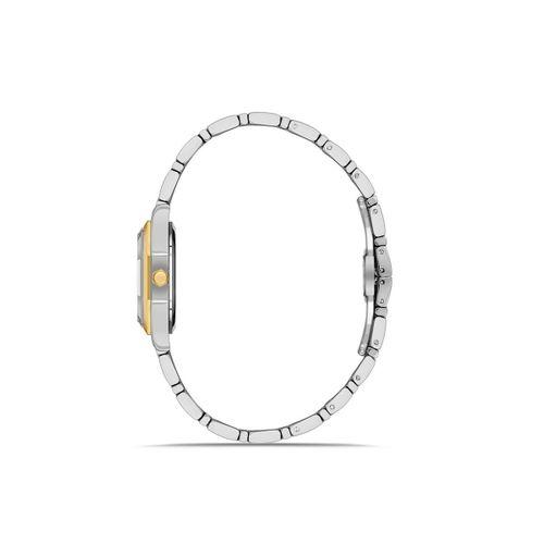 Ferro FL43019A-D6 Quartz Çelik Altın/Gri Yeşil 26 mm Kadın Kol Saati