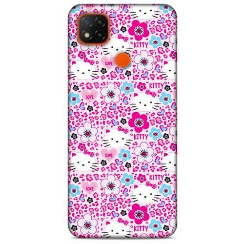 Lopard Xiaomi Redmi 9C Uyumlu Kılıf Kediler (2) Kabı Hello Kitty