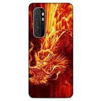 Xiaomi Mi Note 10 Lite Kılıf Dragons (12) Koruyucu Silikon Ateş Ejderhası