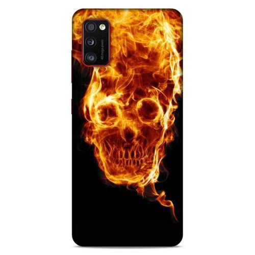 Lopard Samsung Galaxy A41 Uyumlu Kılıf FireX (19) Kılıfları Ateş İskelet