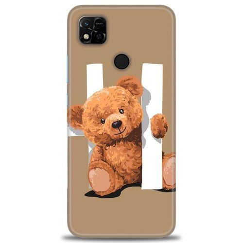 Xiaomi Redmi 10A Kılıf HD Baskılı Kılıf - Teddy Hı + Tam Ekran Koruyucu