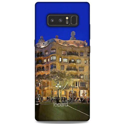 Samsung Galaxy Note 8 Kılıf Dünya Mimarisi (28) Arka Kapak Casa Mila İspanya
