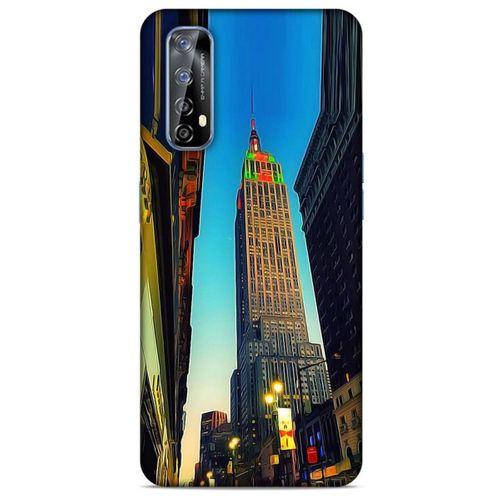 Huawei P Smart 2021 Kılıf Dünya Mimarisi (6) Silikon Kılıf Empire State