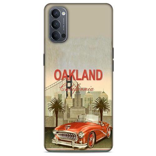 Retro (17) Desen Tasarım Kılıf Renkli Oppo Reno 4 Kılıf