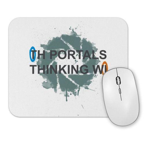 Portals Thinking With Portals Mouse Pad