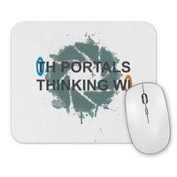 Portals Thinking With Portals Mouse Pad
