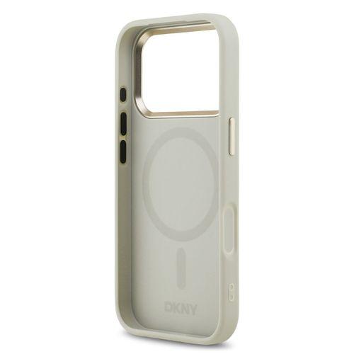 Apple iPhone 17 Pro Kılıf DKNY Orjinal Lisanslı M-safe Şarj Özellikli 3D Yazılı Checkered Pattern Kapak