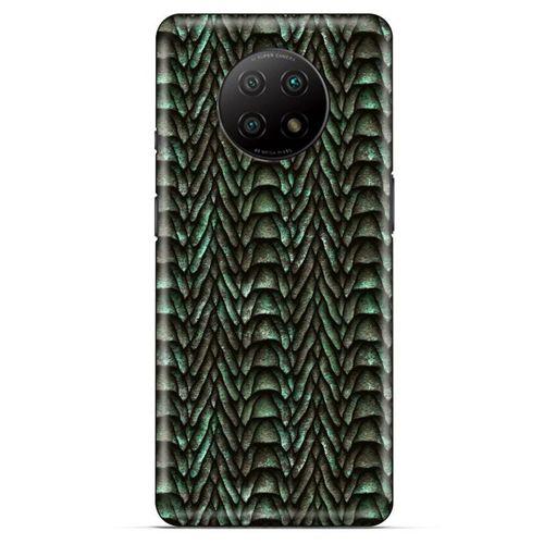Xiaomi Redmi Note 9T Kılıf Dragons (9) Kılıf Ejderha Cilt Açık Yeşil