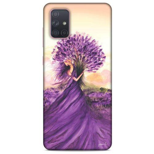Y.Liva-2021 Özel Seri Lavanta Samsung Galaxy A71 Kılıf Silikon Kapak