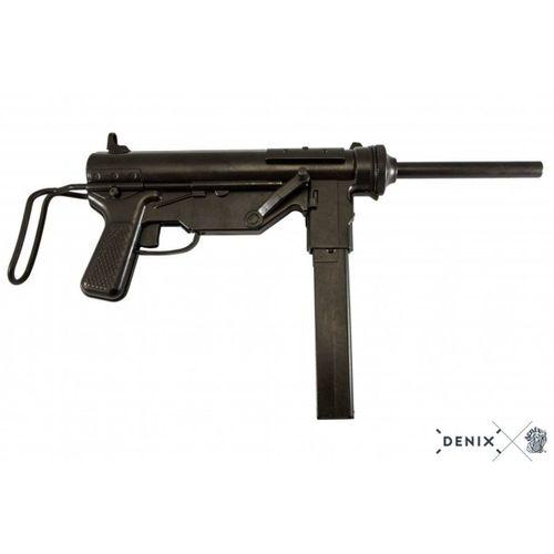 Denix Koleksiyon Grubu-M3 SUBMACHINE GUN CAL. .45 "GREASE GUN" USA 1942 (WWII)-JDNX1313