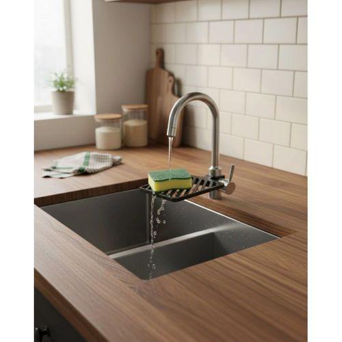 Mutfak Musluk Üstü Sünger Tutucu Tezgah Düzenleyici Organizer