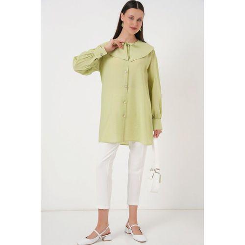 Bebe Yaka Uzun Tunik 5967 - E.Yeşil
