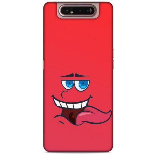 Emojix (70) Samsung Galaxy A80 Kılıf Silikon Kapak Desenli