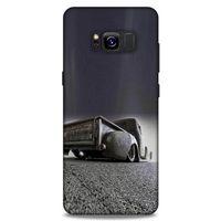 Lopard Samsung Galaxy S8 Uyumlu Kılıf PickUpX (10) Full Koruma Kılıfı Koyu Gri