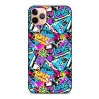Graffitix (23) Desenli Silikon Kapak Apple Iphone 11 Pro Kılıf
