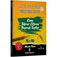 MEB AGS ÖABT Türkçe Öğretmenliği Yaprak Testler Türkçe ÖABTDEYİZ