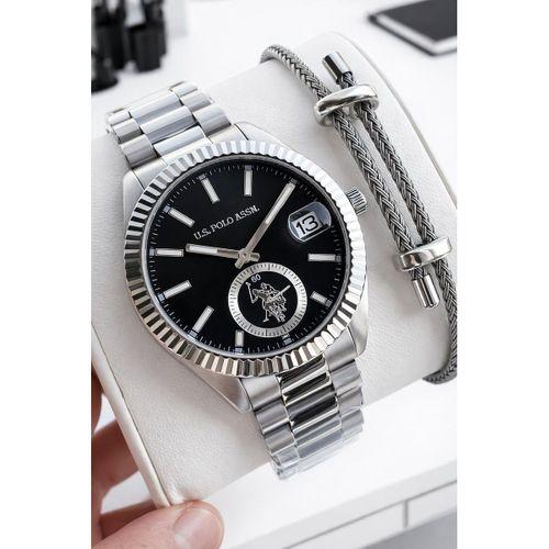 U.S.Polo Assn Çelik Kasa Ve Kordon 2 Yıl Garantili 3 Atm Suya Dayanıklı Erkek Kol Saati E.PA1148-03