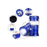 Kamp Lambası Solar Şarjlı Kızaklı Kamp Feneri Led Lamba Işıldak