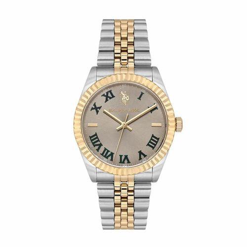 U.s. Polo Assn. USPA1111-08 Quartz Çelik Altın/Gri Füme Kadran Erkek Kol Saati