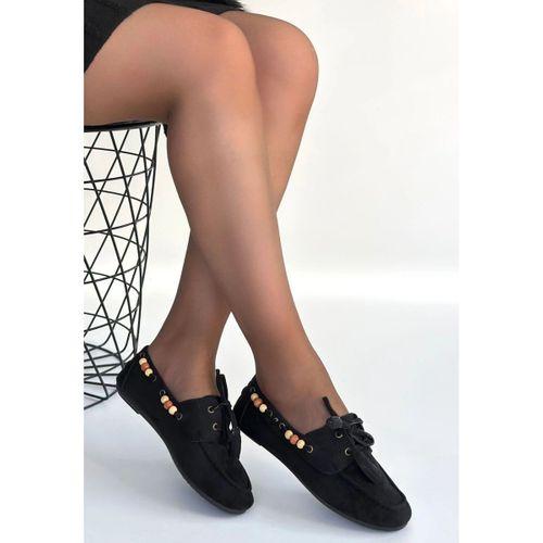 Elora Siyah Süet Babet