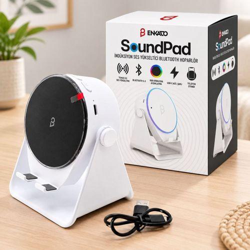 Bluetooth Hoparlör Soundpad EKD-S11 5W 2000mAh Beyaz