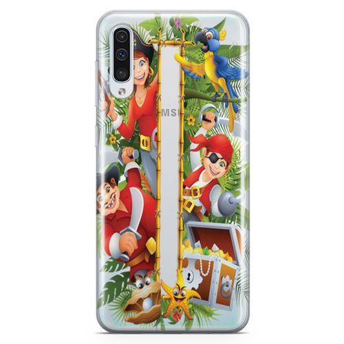 Samsung Galaxy A70 Kılıf Karayip Korsanları Arka Kapak Koruma Desenli Full Koruyucu