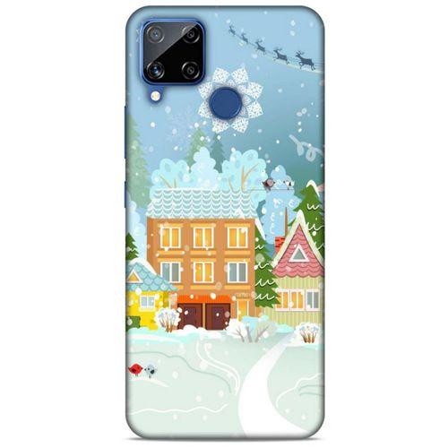 Oppo Realme C15 Kılıf Snowix (35) Fit Design Kılıf Karışık Renkli