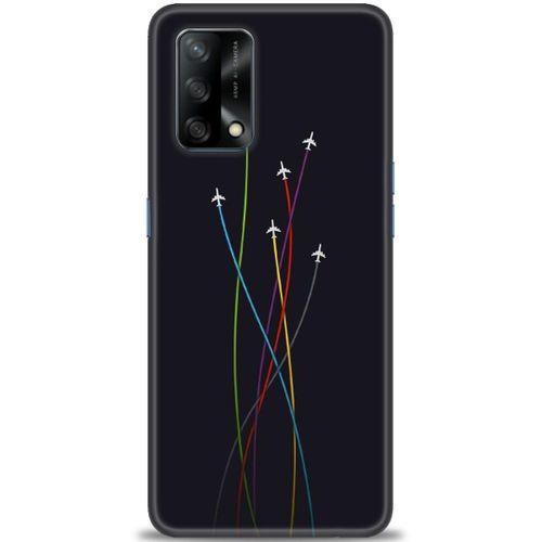 Oppo A74 Kılıf HD Baskılı Kılıf - Uçaklar + Tam Ekran Koruyucu
