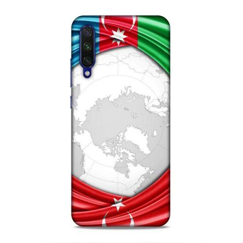 Xiaomi Mi A3 Uyumlu Kılıf Azarbaijan (17) Tasarım Kılıf Dünya Bayraklar