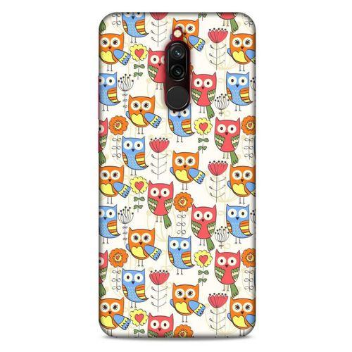 Baykuşlar (40) Desenli Silikon Kapak Telefon Kabı Xiaomi Redmi 8 Kılıf