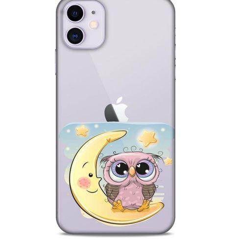 Zoologix (69) Apple Iphone 11 Şeffaf Kılıf Silikon Desenli