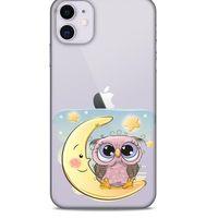 Zoologix (69) Apple Iphone 11 Şeffaf Kılıf Silikon Desenli