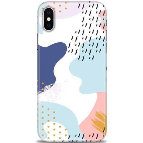 iPhone XS Max Kılıf HD Baskılı Kılıf - Renkler Renkler + Tam Ekran Koruyucu