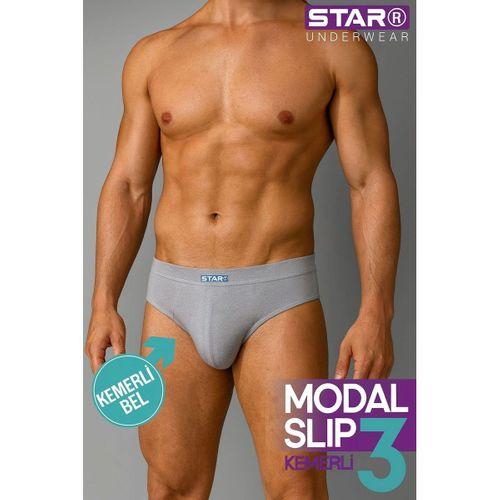 Star 109 Erkek 3'lü Modal Slip
