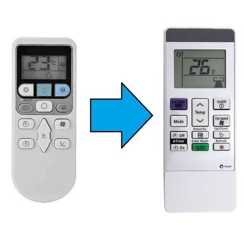 hitaci ile uyumlu Klima Kumandası-Resimde Sağdaki Gönderilir