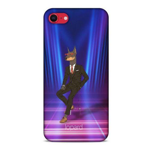 Apple iPhone SE 2020 Kılıf FunnyMaX (44) Tough Armor Kılıf Fuşya Doberman